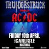 THUNDERSTRUCK gig poster