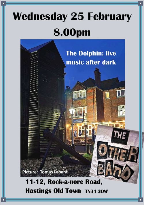The Dolphin: live music after dark THE OTHER BAND at The Dolphin on 25 February 2026 gig poster