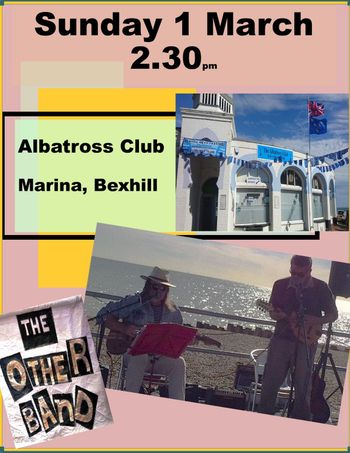 The Other Band at Albatross Club on 1 March 2026 gig poster