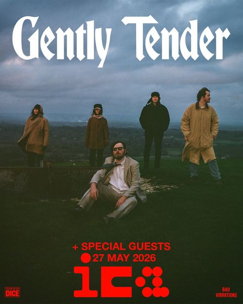 Gently Tender at ICA on 27 May 2026 gig poster