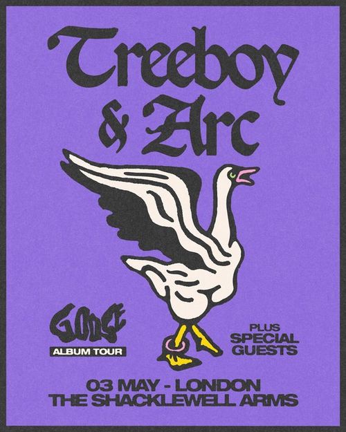 Treeboy & Arc at The Shacklewell Arms on 3 May 2026 gig poster