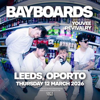 BAYBOARDS Revivalry, YOUVEE at Oporto on 12 March 2026 gig poster