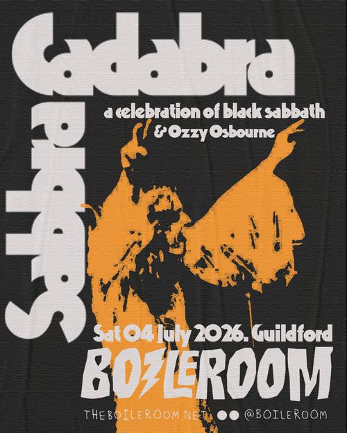 Cadabra at Boilerroom on 4 July 2026 gig poster