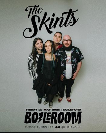 The Skints at Boilerroom on 22 May 2026 gig poster