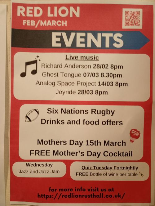 Live music Joyride, Richard Anderson, Analog Space Project, Ghost Tongue february 2026 to march 2026 tour poster