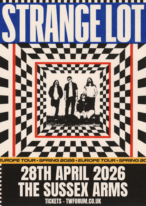 STRANGE LOT at THE SUSSEX ARMS on 28 April 2026 gig poster