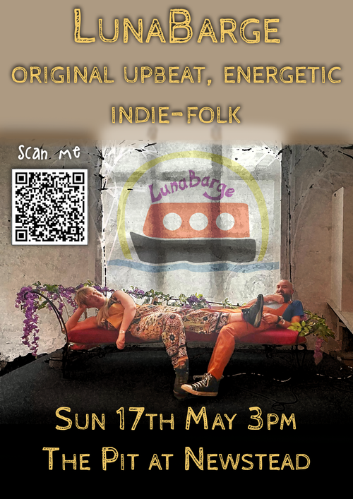 LunaBarge at The Pit on 17 May 2026 gig poster