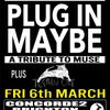 PLUG IN MAYBE Tegalū Cat gig poster