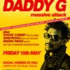 DADDY G massive attack Daddy G, SHEPDOG, STEVE COBBY, MARK PAGE gig poster