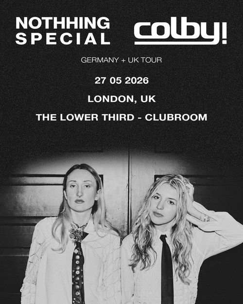 NOTHING SPECIAL colby! at THE LOWER THIRD - CLUBROOM on 27 May 2026 gig poster