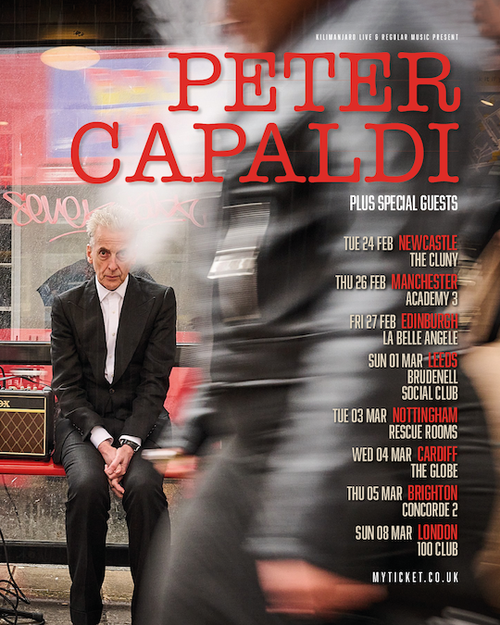 PETER CAPALDI february 2026 to march 2026 tour poster