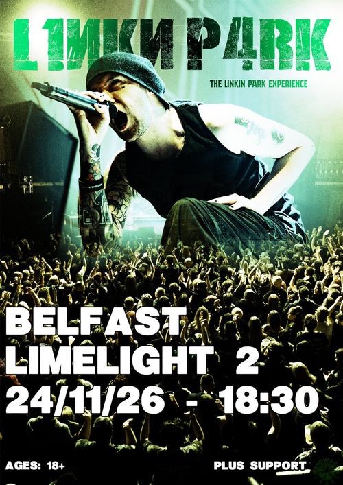 L1NKIП P4RK at Limelight 2 on 24 November 2026 gig poster