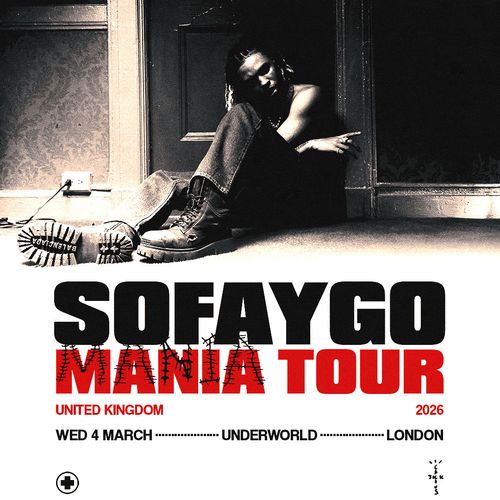 SOFAYGO MANIA TOUR SOFAYGO at Underworld on 4 March 2026 gig poster