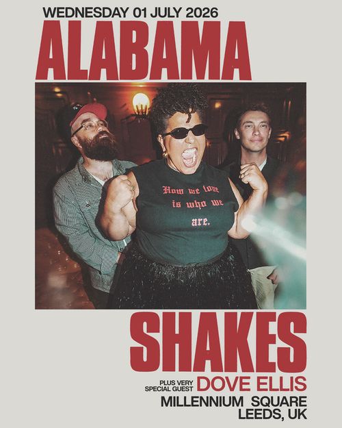 ALABAMA SHAKES Dove Ellis at MILLENNIUM SQUARE on 1 July 2026 gig poster