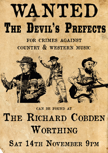The Devil's Prefects at The Richard Cobden on 14 November 2026 gig poster