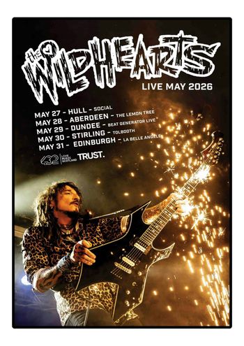 the WILDHEARTS at Tolbooth on 30 May 2026 gig poster
