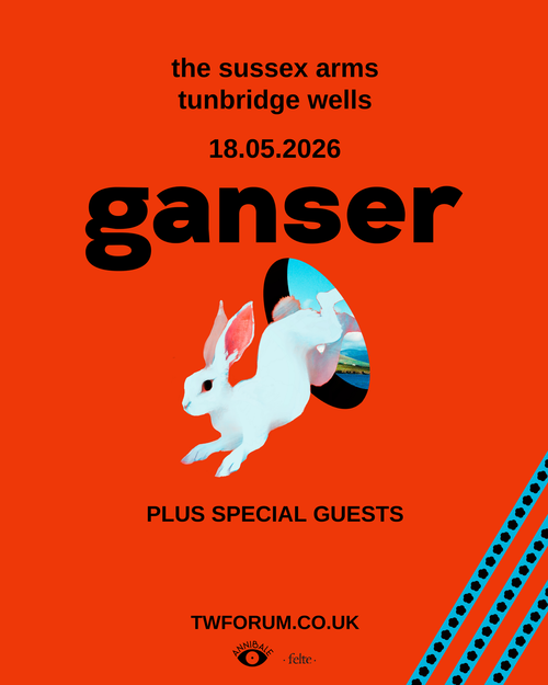 ganser at the sussex arms on 18 May 2026 gig poster