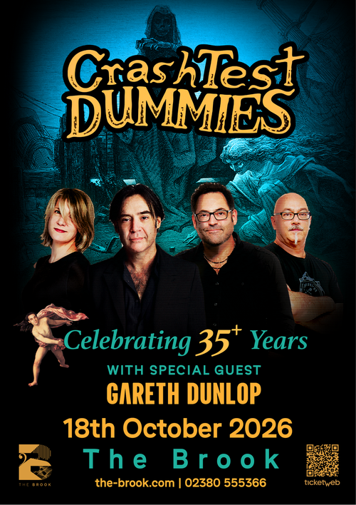 Crash Test Dummies Gareth Dunlop at The Brook on 18 October 2026 gig poster
