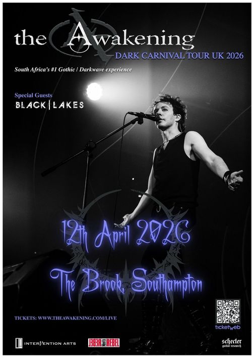 the Awakening BLACK|LAKES at The Brook on 12 April 2026 gig poster