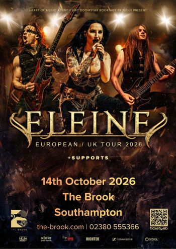ELEINE at The Brook on 14 October 2026 gig poster