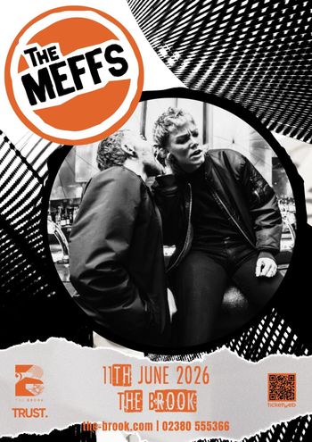 The Meffs at The Brook on 11 June 2026 gig poster