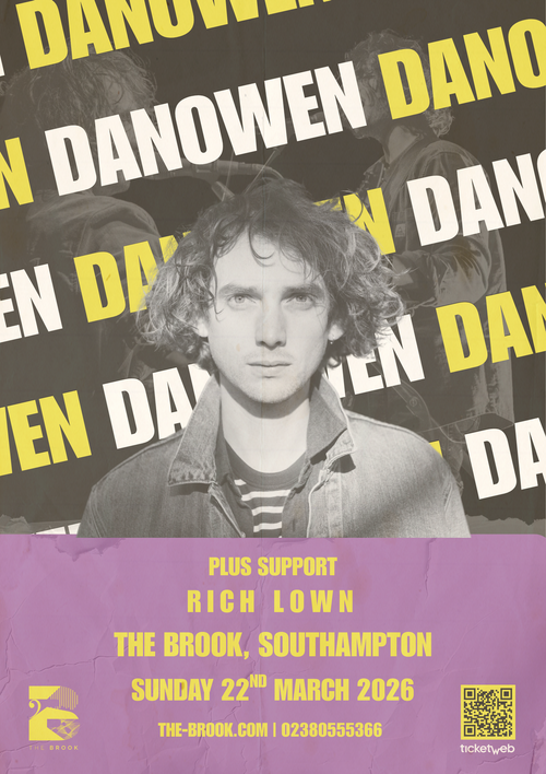 DAN OWEN RICH LOWN at The Brook on 22 March 2026 gig poster