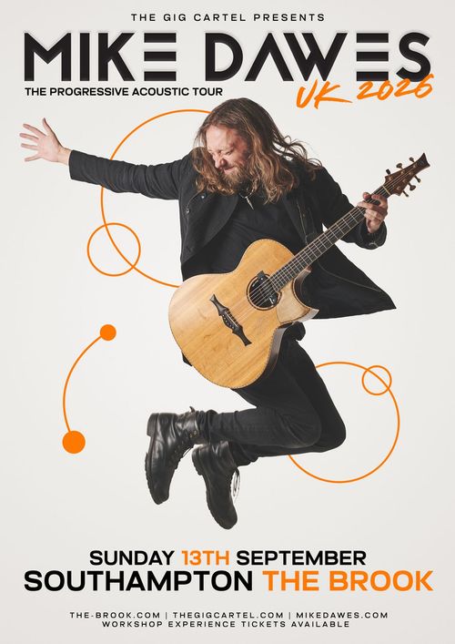 MIKE DAWES at The Brook on 13 September 2026 gig poster