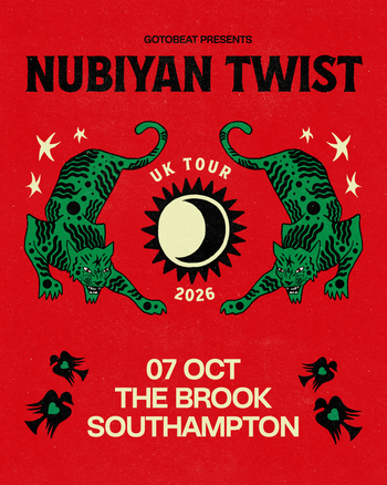 Nubiyan Twist at The Brook on 7 October 2026 gig poster