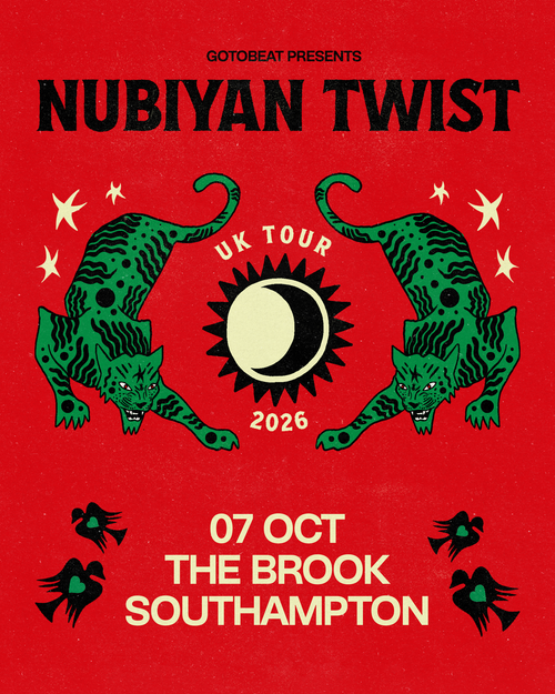 Nubiyan Twist at The Brook on 7 October 2026 gig poster