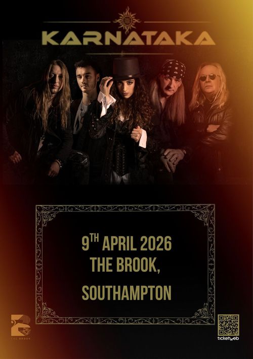 Karnataka at The Brook on 9 April 2026 gig poster