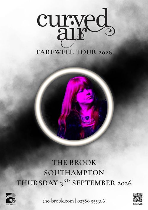 curved air at The Brook on 3 September 2026 gig poster