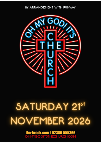 OH MY GOD! IT'S THE CHURCH at The Brook on 21 November 2026 gig poster