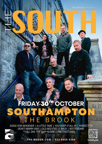 THE SOUTH at THE BROOK on 30 October 2026 gig poster