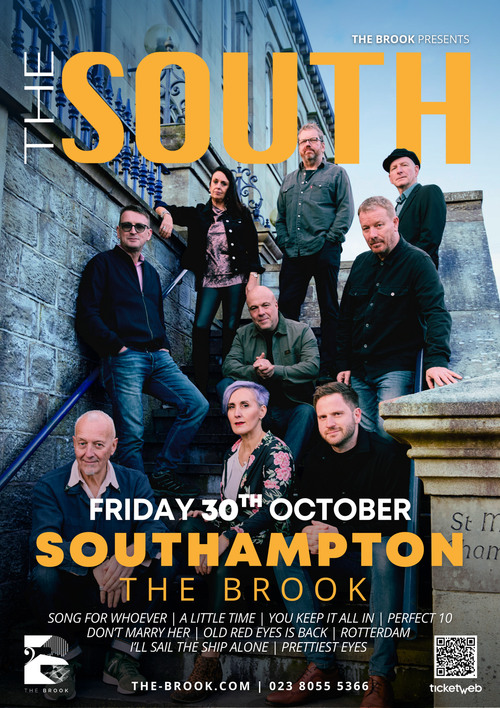 THE SOUTH at THE BROOK on 30 October 2026 gig poster