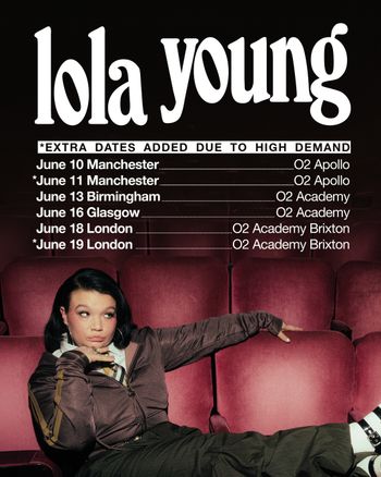 lola young june 2026 tour poster