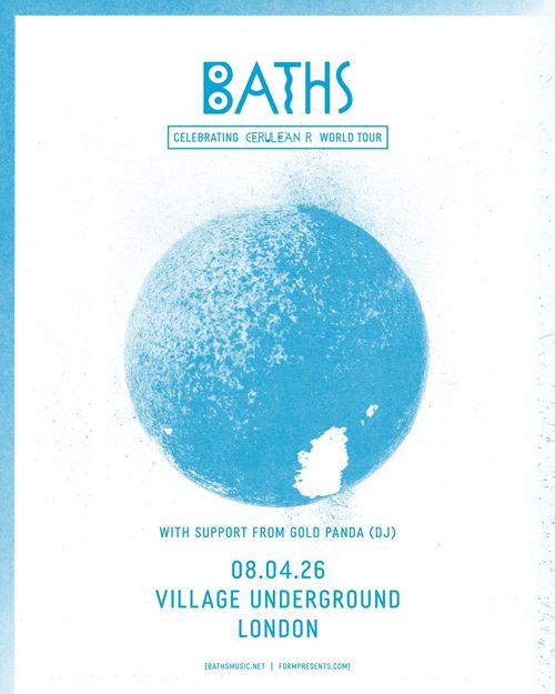 BATHS GOLD PANDA (DJ) at VILLAGE UNDERGROUND on 8 April 2026 gig poster