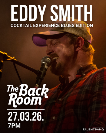 EDDY SMITH COCKTAIL EXPERIENCE BLUES EDITION EDDY SMITH at The Back Room on 27 March 2026 gig poster