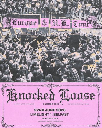 Knocked Loose at Limelight 1 on 22 June 2026 gig poster