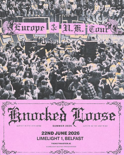 Knocked Loose at Limelight 1 on 22 June 2026 gig poster