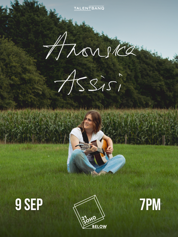 Anoushka Assisi at 21 Soho on 9 September 2026 gig poster
