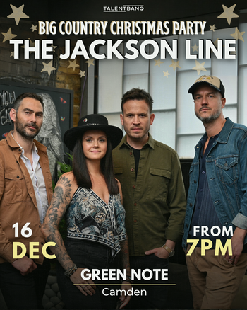 BIG COUNTRY CHRISTMAS PARTY THE JACKSON LINE at GREEN NOTE on 16 December 2026 gig poster