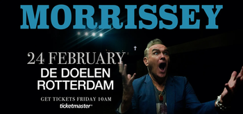 Morrissey at De Doelen on 24 February 2024 gig poster