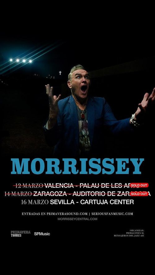 MORRISSEY at CARTUJA CENTER on 16 March 2026 gig poster