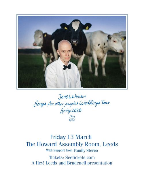Jens Lekhman Family Stereo at The Howard Assembly Room on 13 March 2026 gig poster