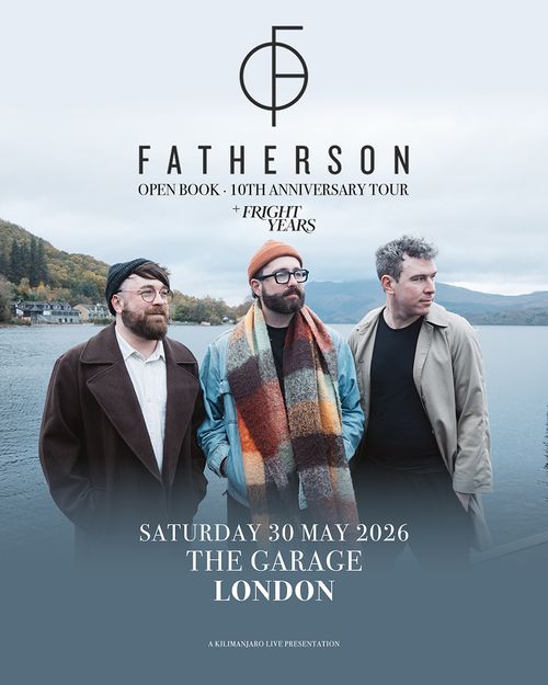Fatherson Fright Years at The Garage on 30 May 2026 gig poster