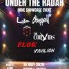 UNDER THE RADAR THE CORVIDS, FLOK, Luke Chappell, pavilion gig poster