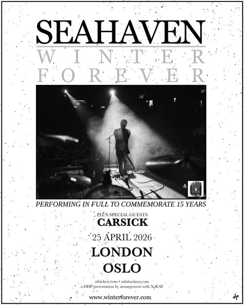 SEAHAVEN WINTER FOREVER Carsick, Seahaven at Oslo on 25 April 2026 gig poster