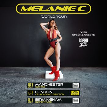 MELANIE C WORLD TOUR Melanie C, Sophie and the Giants october 2026 tour poster