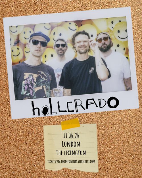 hollerado at The Lexington on 11 June 2026 gig poster
