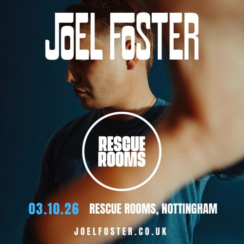 Joel Foster at Rescue Rooms on 3 October 2026 gig poster